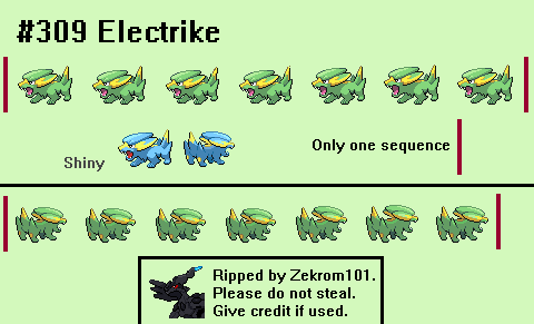 Pokémon Black / White - #309 Electrike