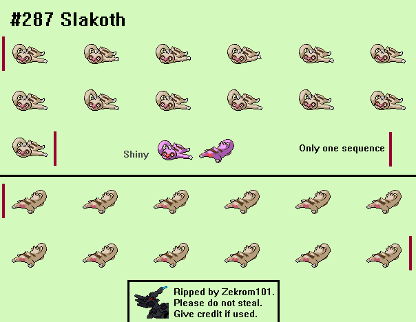 Pokémon Black / White - #287 Slakoth