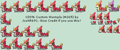 Pokémon Customs - #265 Wurmple