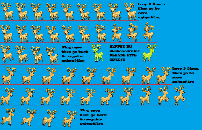 Pokémon Black / White - #234 Stantler