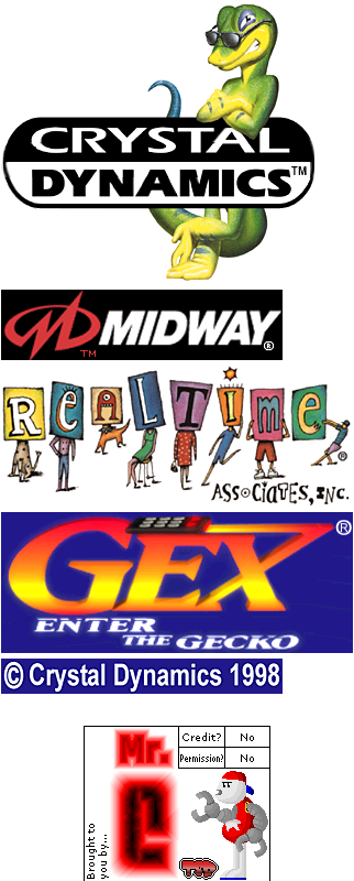 Gex 64: Enter the Gecko - Intro Logos