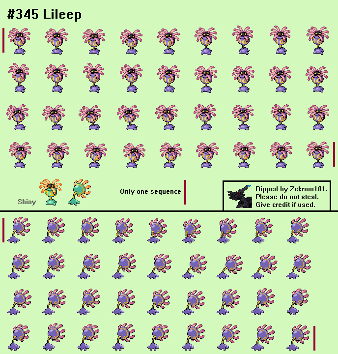 Pokémon Black / White - #345 Lileep