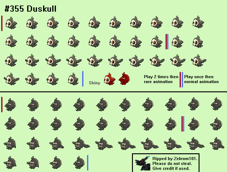 Pokémon Black / White - #355 Duskull