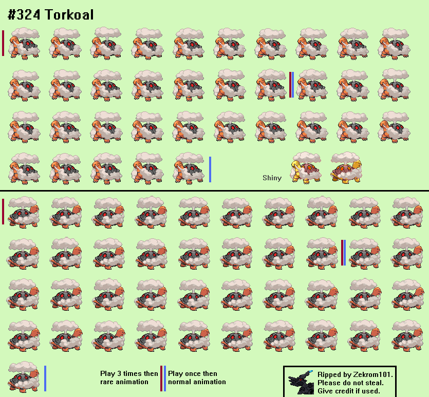 Pokémon Black / White - #324 Torkoal