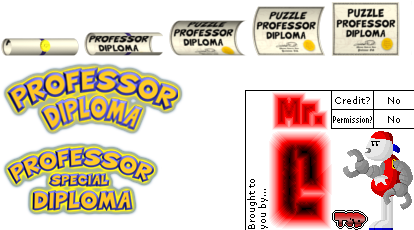 Pokémon Puzzle League - Professor Diploma