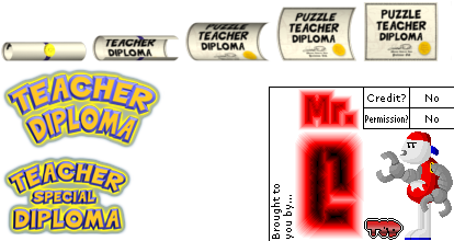 Pokémon Puzzle League - Teacher Diploma