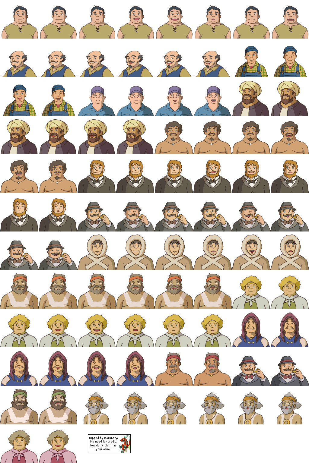 NPCs Faces (E)