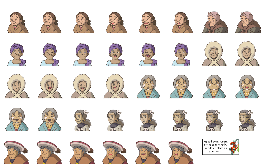 Ni no Kuni: Shikkoku no Madoushi - NPCs Faces (G)