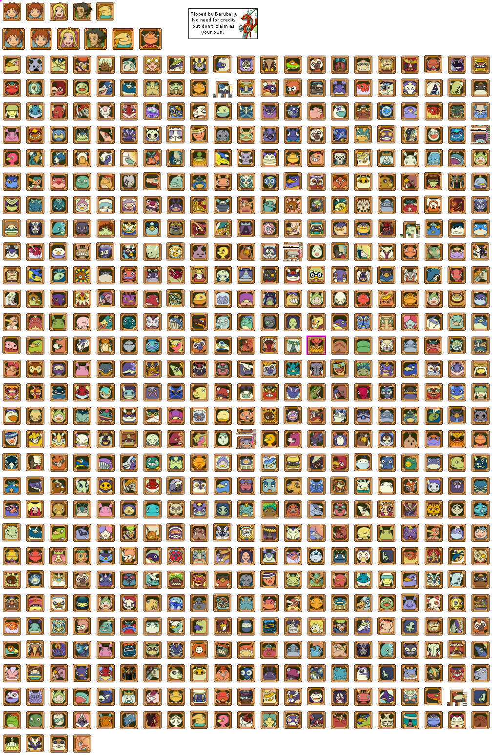 Character Icons