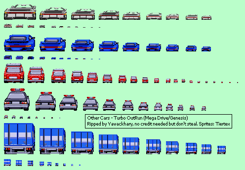 Turbo Outrun - Other Cars