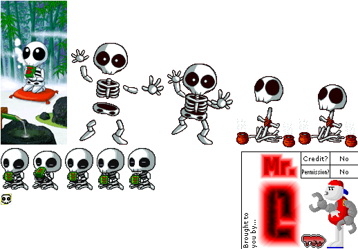 Puyo Puyo Sun 64 - Skeleton-T