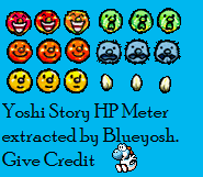 Yoshi's Story - HP Meter