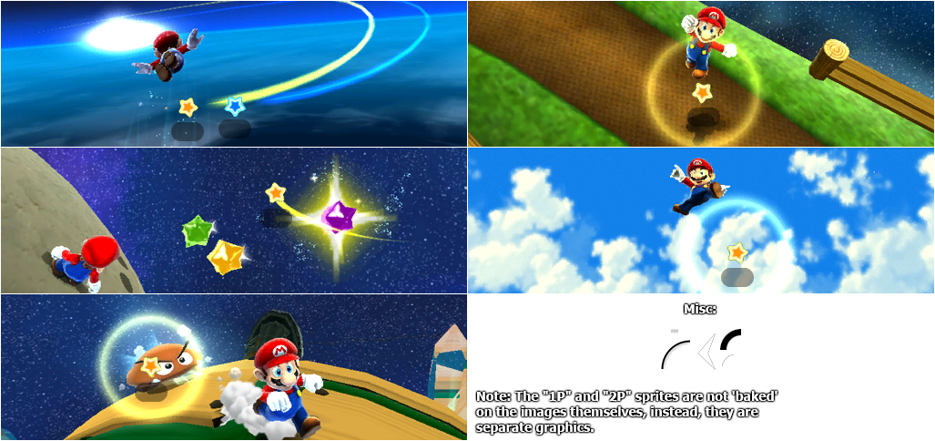 Super Mario Galaxy - 2P Functions