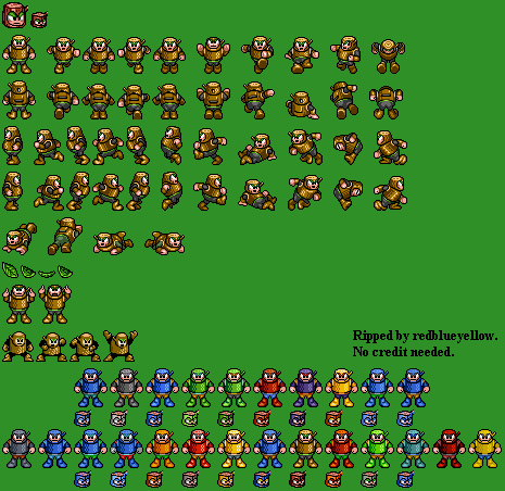 Mega Man Soccer - Wood Man
