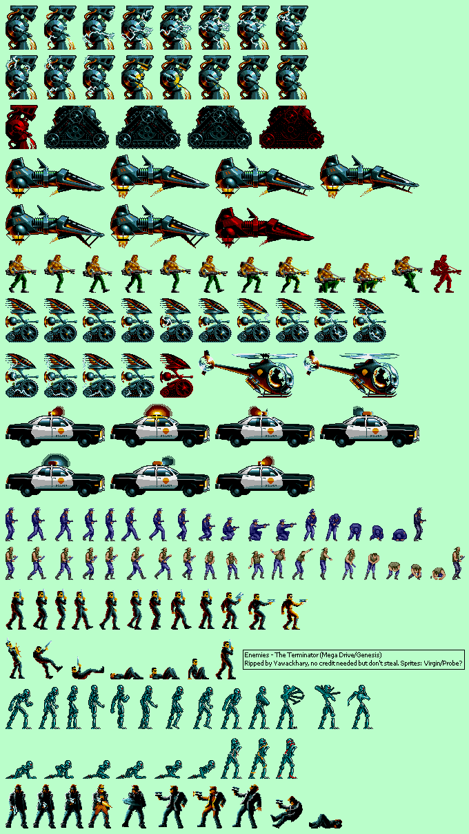 The Terminator - Enemies & Bosses