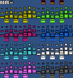 Klax (Bootleg) - Player and Tiles