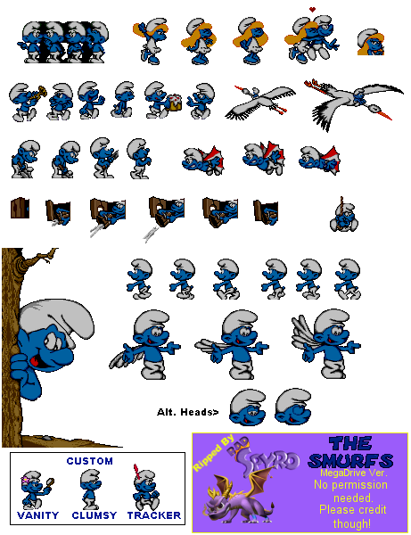 The Smurfs (PAL) - Miscellaneous Smurfs