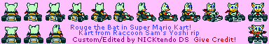 Rouge (Super Mario Kart-Style)