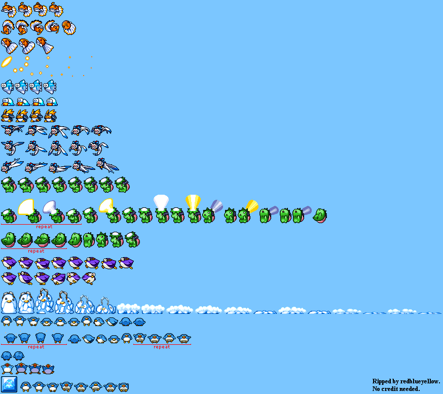 Chillydip Cove Enemies