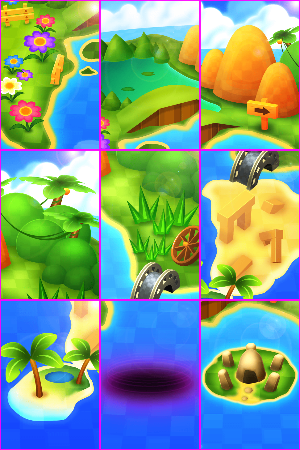 New Puzzle Bobble - Area Maps