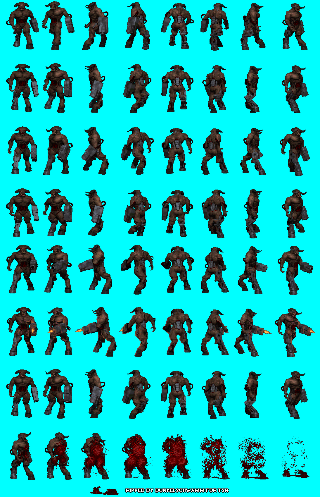 Doom Demon Sprites