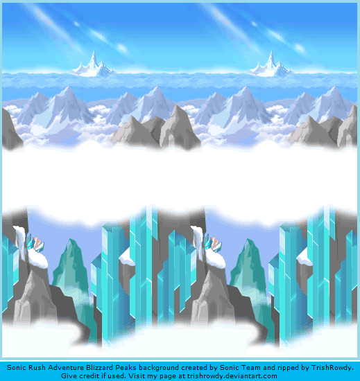 Sonic Rush Adventure - Blizzard Peaks