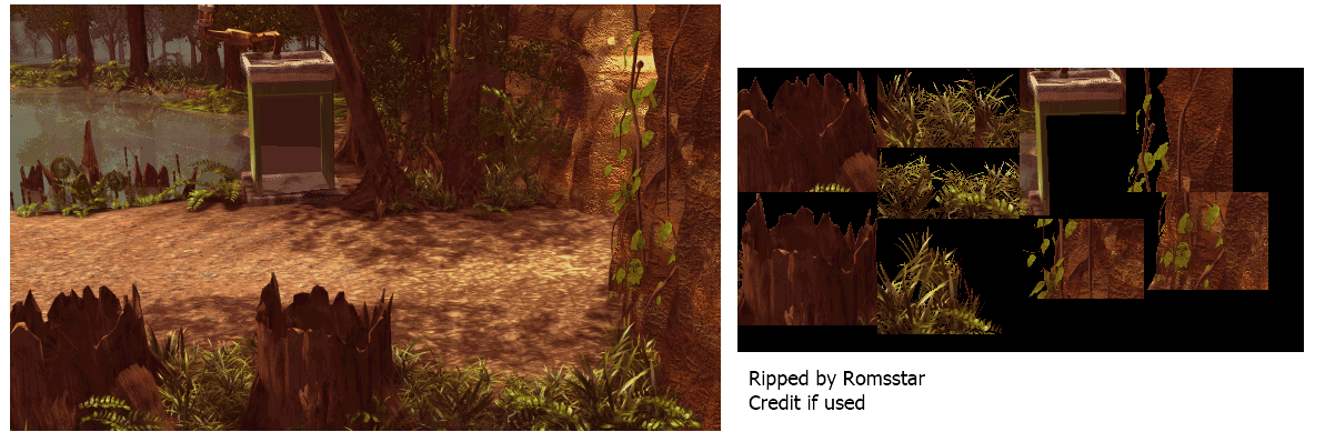 Digimon World - Dino Region Entrance (Evening)