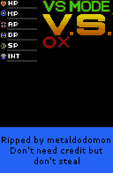 Digimon World - Multiplayer VS Screen