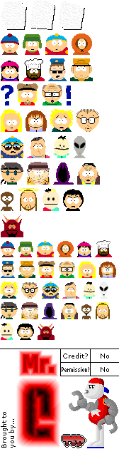 South Park Rally - Character Icons