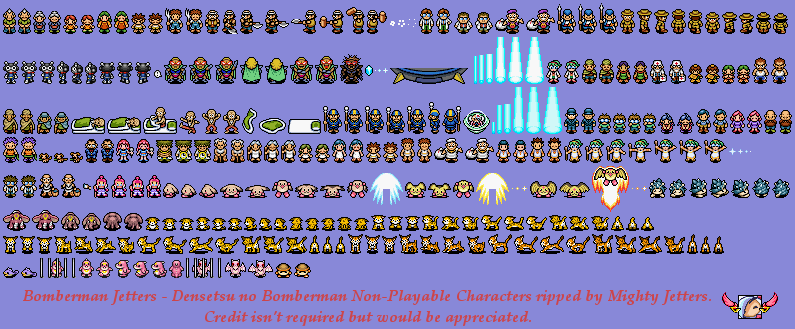 Bomberman Jetters: Densetsu no Bomberman (JPN) - NPCs