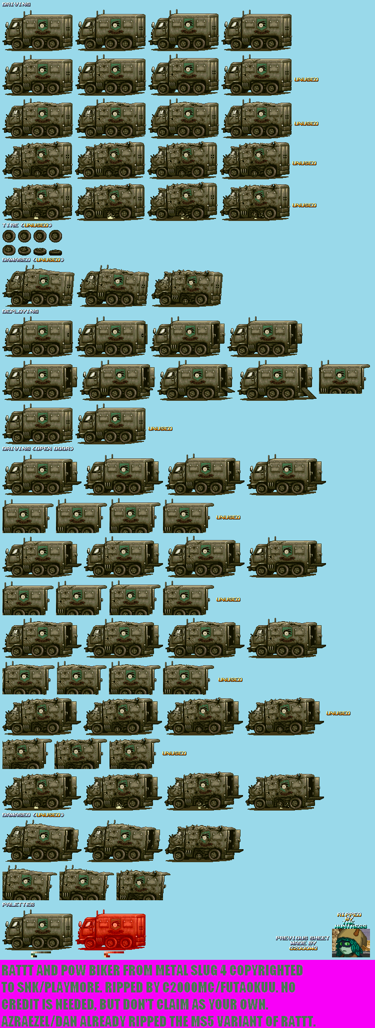 Metal Slug 4 - Regular Army Truck