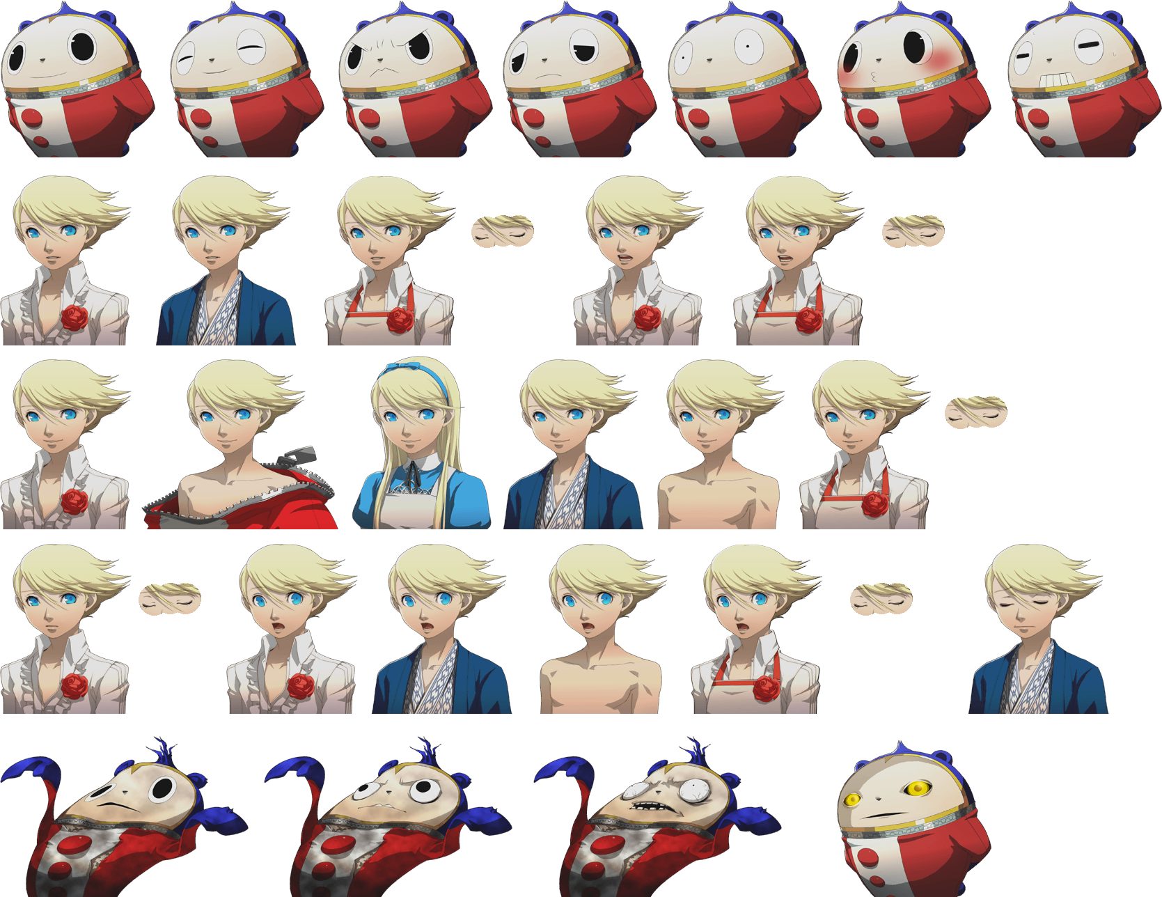 The Spriters Resource Full Sheet View Persona 4 Teddie