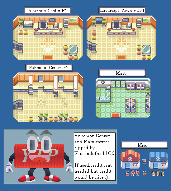 Pokémon Centre & Mart