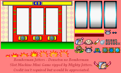 Bomberman Jetters: Densetsu no Bomberman (JPN) - Slot Machine Battle Mini Game