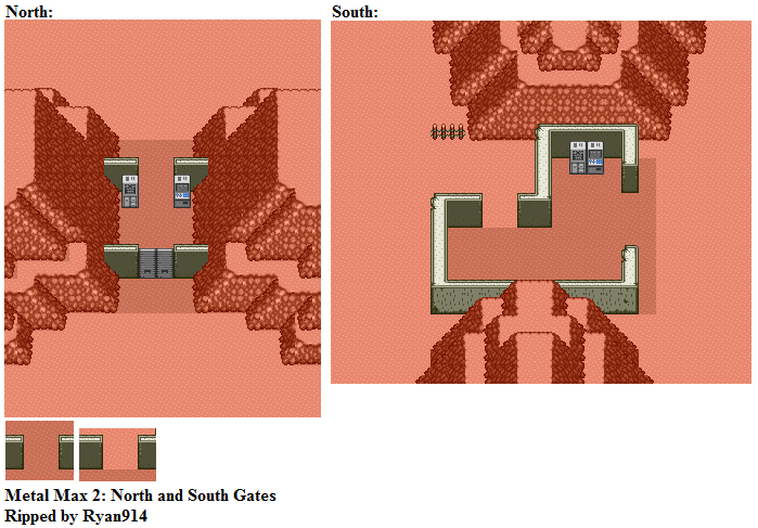 Metal Max 2 (JPN) - North and South Gates