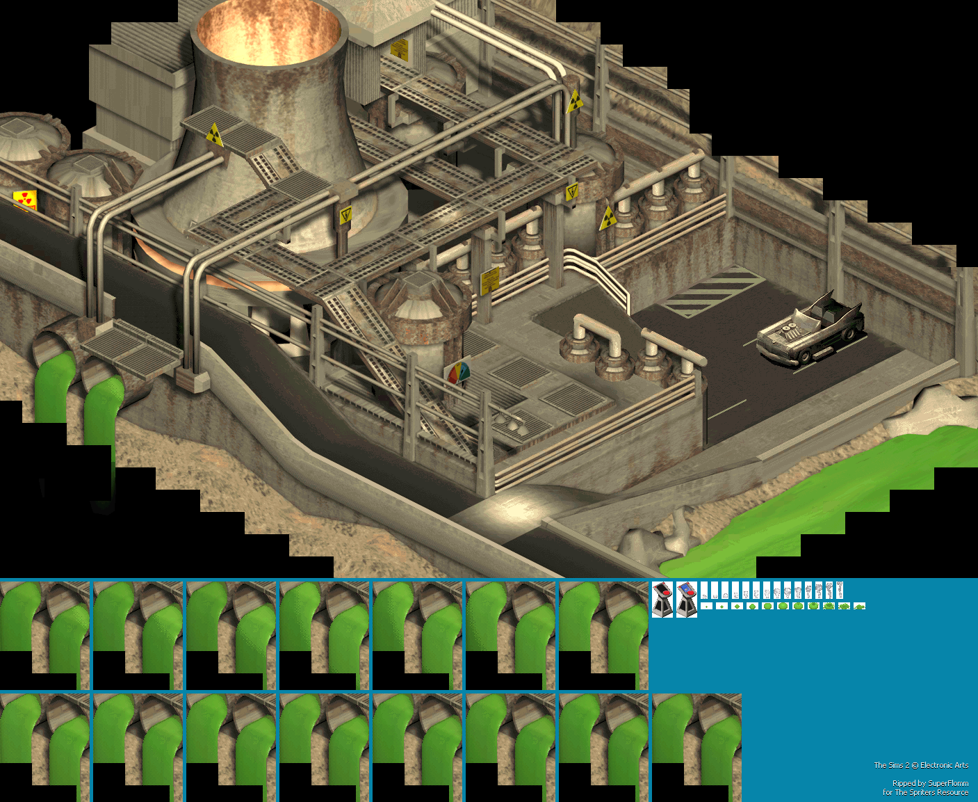 The Sims 2 - Nuclear Plant (Day)