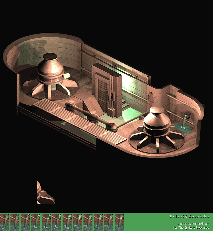 The Sims 2 - Dam Interior