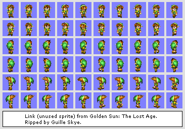 Golden Sun 2: The Lost Age - Link (Unused)