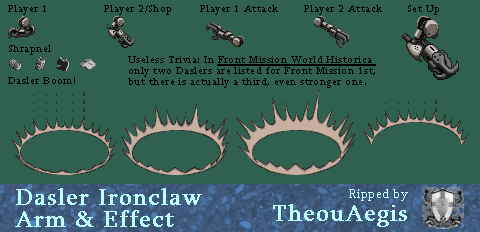 Front Mission (JPN) - Dasler Ironclaw