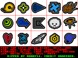 Jet Set Radio - Character Emblems