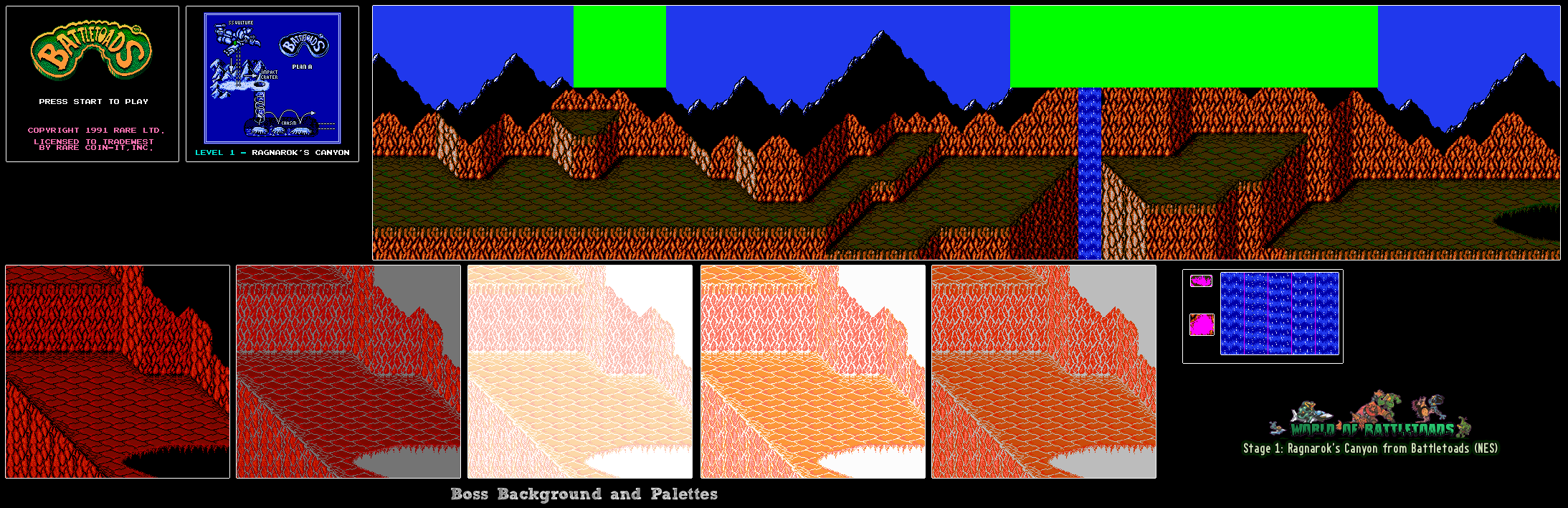 Battletoads - Stage 01 - Ragnarok's Canyon