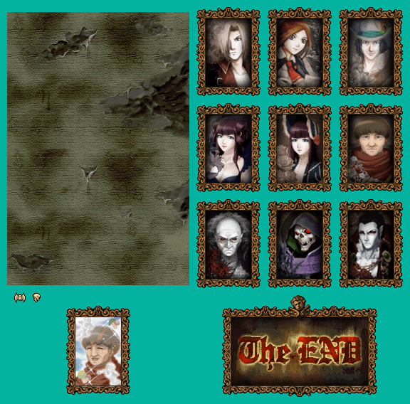 Castlevania: Portrait of Ruin - Ending Portraits