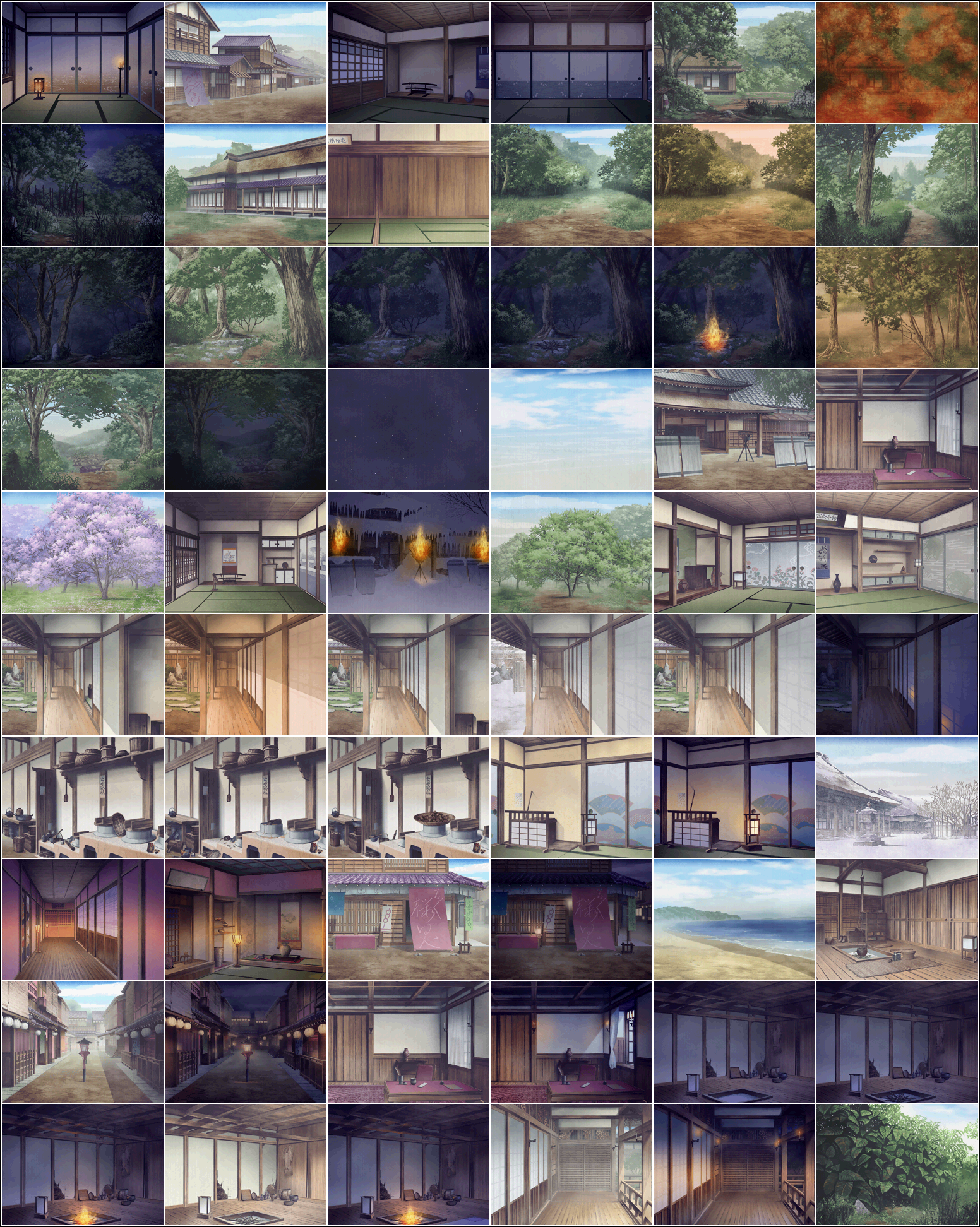 Hakuouki Zuisouroku DS - Locations [3/4]