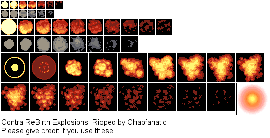 Contra ReBirth - Explosions