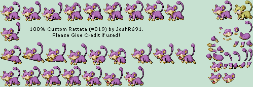 Pokémon Generation 1 Customs - #019 Rattata