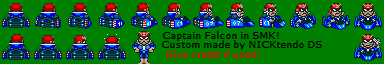 Captain Falcon (Super Mario Kart-Style)