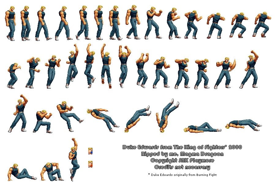 The King of Fighters 2000 - Duke Edwards