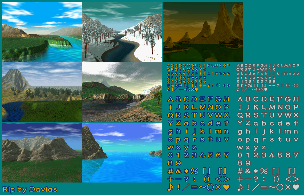 Title Screens & Title Font