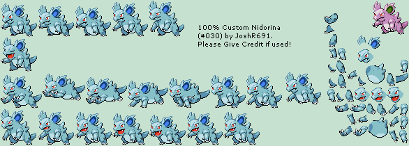 Pokémon Generation 1 Customs - #030 Nidorina
