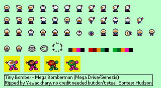 Mega Bomberman - Tiny Bomber